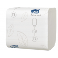 Hârtie igienică pliată, 2 straturi, Tork Advanced Hârtie igienică pliată, 2 straturi, Tork Advanced