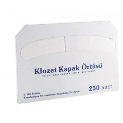 Acoperitori protectii pentru colacul de toaleta, 250 buc/set
