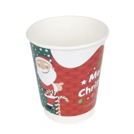 Pahare 8 oz perete dublu XMAS SANTA 25 buc/ set Pahare 8 oz perete dublu XMAS SANTA 25 buc/ set