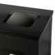 Coș de reciclare negru cu 4 compartimente 4x60L – 240 litri Coș de reciclare negru cu 4 compartimente 4x60L – 240 litri