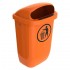 Cos stradal 50 l - portocaliu
