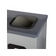 Coș de reciclare gri cu 3 compartimente 3x60L – 180 litri Coș de reciclare gri cu 3 compartimente 3x60L – 180 litri
