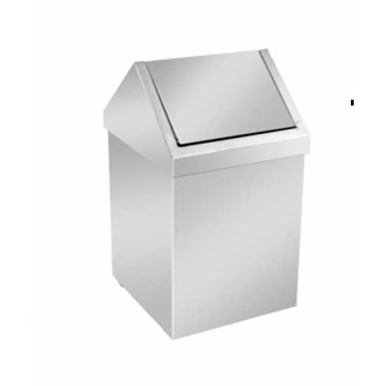 Cos Chrome cu capac batant, inox, 45L / 80L