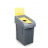 Coș PROCYCLE 24 pentru colectare selectivă – 50 litri (Plastic / Metal)