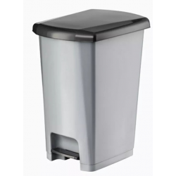 Cos de gunoi, din plastic, cu pedala, AQAS Cos de gunoi, din plastic, cu pedala, AQAS