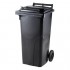Europubela plastic,140 L, culoare negru - Transport inclus
