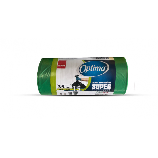 SANO OPTIMA SACI SUPER 35L,15,50*70 VERZI SANO OPTIMA SACI SUPER 35L,15,50*70 VERZI