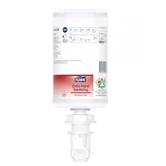 Dezinfectant lichid Tork Extra pentru mâini, pe bază de alcool Dezinfectant lichid Tork Extra pentru mâini, pe bază de alcool
