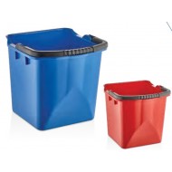 Galeata pentru carucior de curatenie profesional, culoare rosie, 25L Galeata pentru carucior de curatenie profesional, culoare rosie, 25L