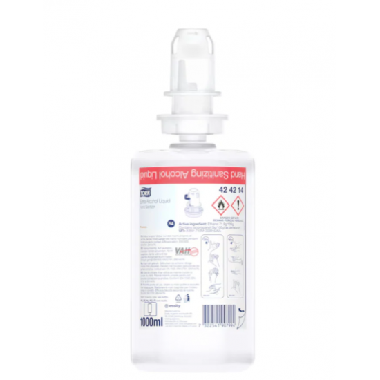 Dezinfectant lichid Tork Extra pentru mâini 1 L Dezinfectant lichid Tork Extra pentru mâini 1 L