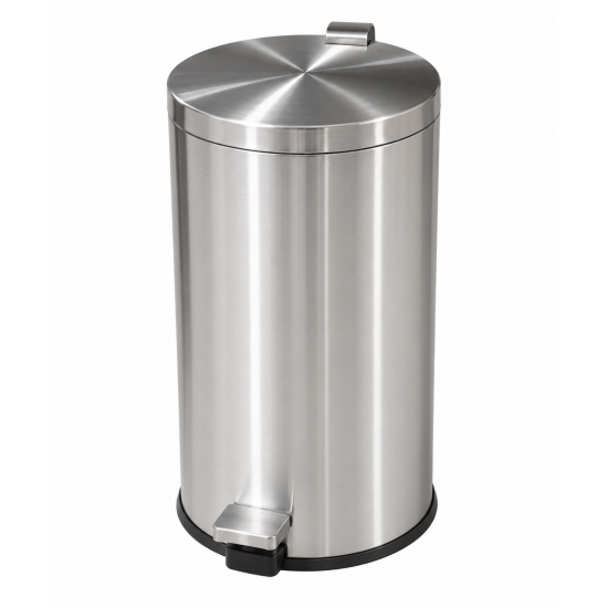 Cos de gunoi cu pedala din inox, 50 L, finisaj mat Cos de gunoi cu pedala din inox, 50 L, finisaj mat
