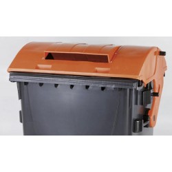 Eurocontainer din plastic, 1100L, capac rotund, inchizatoare pentru capac - colectare ambalaje- Transport Inclus Eurocontainer din plastic, 1100L, capac rotund, inchizatoare pentru capac - colectare ambalaje- Transport Inclus