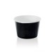 Pahare carton inghetata negre, 120 ml, 50 buc/set
