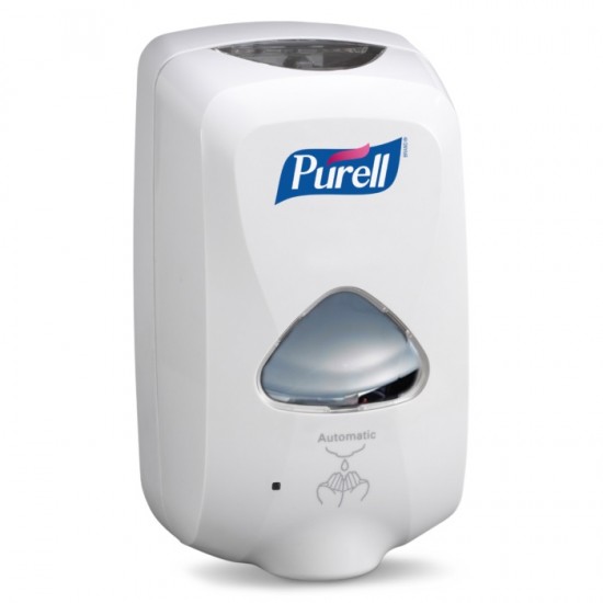 Dozator alb cu senzor pentru gel dezinfectant Purell TFX, 1200 ml
