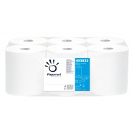 Prosoape cu derulare centrala, din hartie alba, in 2 straturi, Papernet Special, 108m, portionate Prosoape cu derulare centrala, din hartie alba, in 2 straturi, Papernet Special, 108m, portionate