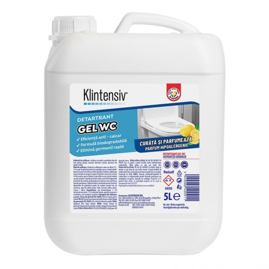 Detartrant WC gel, 5 litri Detartrant WC gel, 5 litri