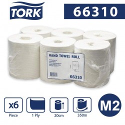 Prosoape din hartie gri, cu derulare centrala, M2, Tork - 350 m Prosoape din hartie gri, cu derulare centrala, M2, Tork - 350 m