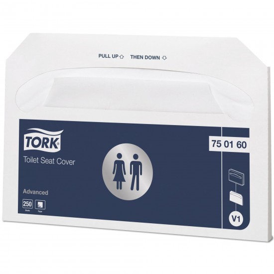 Acoperitori din hartie pentru colac Tork WC 250 buc / pachet