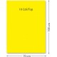 Carton color 70x100 cm, 220g/mp, Favini x 10coli-02 galben