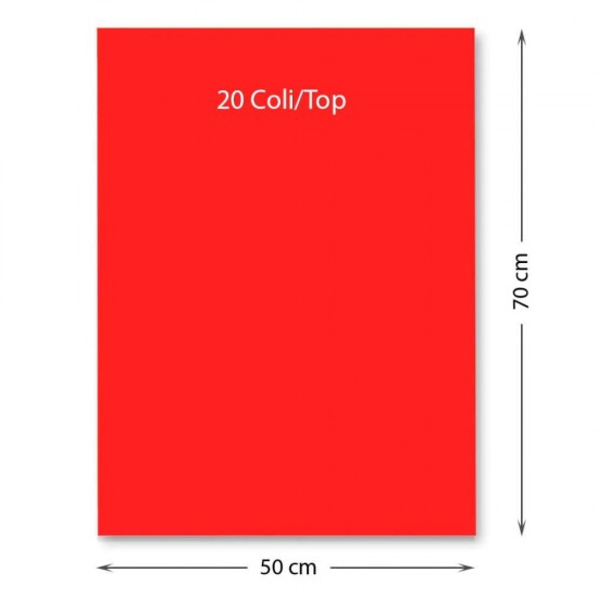 Carton color A1, 50x70 cm, 220g/mp, Favini x 20coli-04 rosu Carton color A1, 50x70 cm, 220g/mp, Favini x 20coli-04 rosu