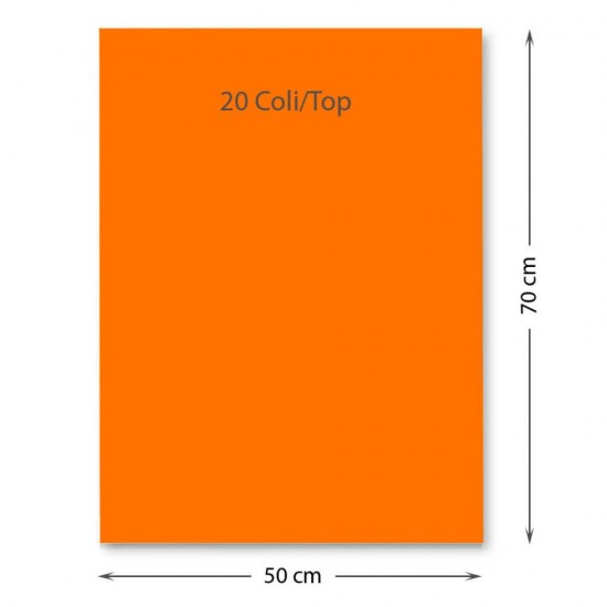 Carton color A1, 50x70 cm, 220g/mp, Favini x 20coli-03 portocaliu Carton color A1, 50x70 cm, 220g/mp, Favini x 20coli-03 portocaliu
