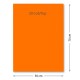 Carton color A1, 50x70 cm, 220g/mp, Favini x 20coli-03 portocaliu