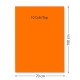 Carton color 70x100 cm, 220g/mp, Favini x 10coli-03 portocaliu Carton color 70x100 cm, 220g/mp, Favini x 10coli-03 portocaliu