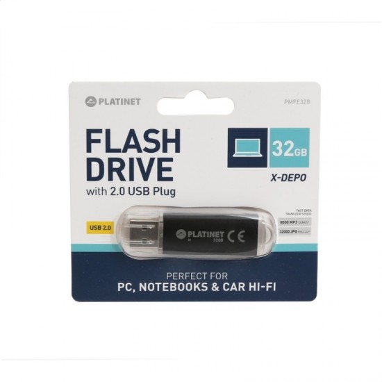 Memorie usb stick 2.0 32gb platinet Memorie usb stick 2.0 32gb platinet