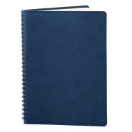 Notes 360, piele, 16x22cm, autodatat, albastru Notes 360, piele, 16x22cm, autodatat, albastru