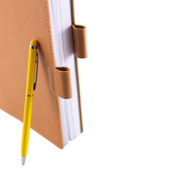Notes Colored, piele, A5, liniat ivory, bej Notes Colored, piele, A5, liniat ivory, bej