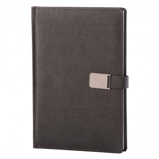 Notes Metal A5, hartie alba, liniatura, gri Notes Metal A5, hartie alba, liniatura, gri