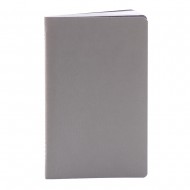Notes Pastel, piele, 12,5x20 cm, velin, gri Notes Pastel, piele, 12,5x20 cm, velin, gri