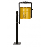Cos stradal pentru deseuri animale, Galben, Metal, 20 L Cos stradal pentru deseuri animale, Galben, Metal, 20 L