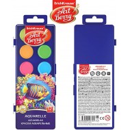 Acuarele ArtBerry Neon cu protecție UV, 12/set Acuarele ArtBerry Neon cu protecție UV, 12/set