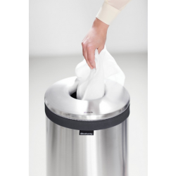 Cos rufe, 35L, capac metalic - otel mat Cos rufe, 35L, capac metalic - otel mat