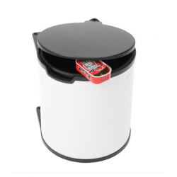Cos de gunoi Built-in Bin, 15L - alb Cos de gunoi Built-in Bin, 15L - alb