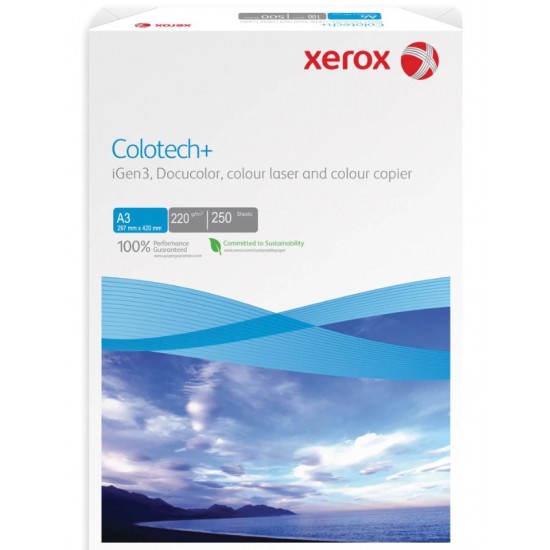 Hârtie xerox A3, 220 g/mp, Colotech+, 250 coli/ pret per top Hârtie xerox A3, 220 g/mp, Colotech+, 250 coli/ pret per top