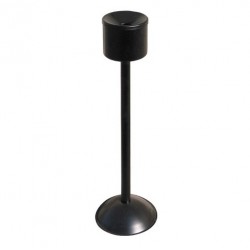 Scrumiera neagra metalica cu picior Scrumiera neagra metalica cu picior