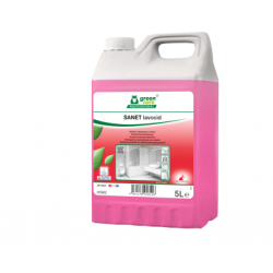 Sanet lavocid - SOLUTIE PENTRU SPATII SANITARE 5l Sanet lavocid - SOLUTIE PENTRU SPATII SANITARE 5l