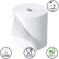 Rola prosoape cu derulare centrala, in 2 straturi, alb, 108 m, 450 portii, Celtex 3232S