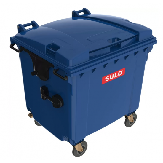 Eurocontainer plastic, capac plat, SULO, 1100 l  - Transportul Nu este Inclus