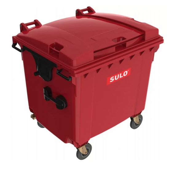 Eurocontainer plastic, capac plat, SULO, 1100 l  - Transportul Nu este Inclus