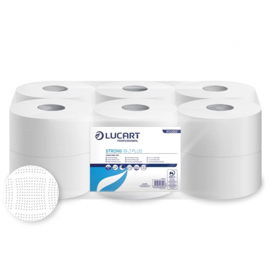 Hartie igienica 2 straturi, Jumbo Lucart, Strong 19J Hartie igienica 2 straturi, Jumbo Lucart, Strong 19J