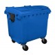 Container HDPE CLF 1100L cu capac plat - Transportul NU este inclus Container HDPE CLF 1100L cu capac plat - Transportul NU este inclus