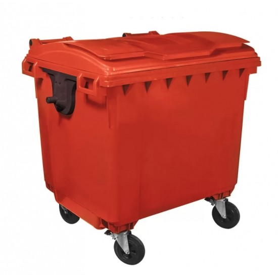 Container HDPE CLF 1100L cu capac plat - Transportul NU este inclus Container HDPE CLF 1100L cu capac plat - Transportul NU este inclus