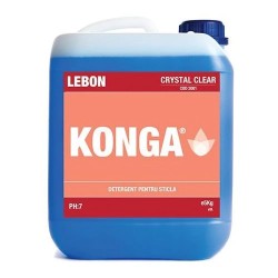 Detergent pentru geamuri, Crystal Clear, Konga, 5L Detergent pentru geamuri, Crystal Clear, Konga, 5L