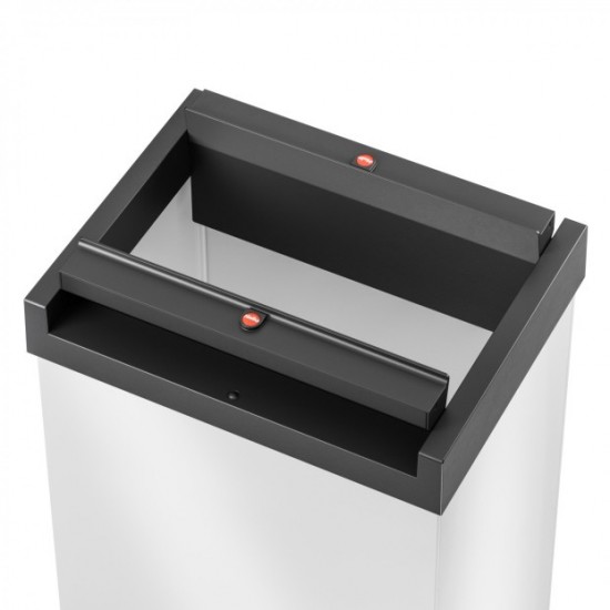 Cos de gunoi Big-Box Swing XL, 52L, otel vopsit alb, Hailo Cos de gunoi Big-Box Swing XL, 52L, otel vopsit alb, Hailo