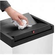 Cos de gunoi Big-Box Swing, L 40, 35L, alb, Hailo Cos de gunoi Big-Box Swing, L 40, 35L, alb, Hailo