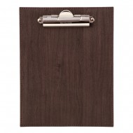 Mapa meniu minibar A5+, Wood, din piele PU interior/exterior, lavabila, maro Mapa meniu minibar A5+, Wood, din piele PU interior/exterior, lavabila, maro