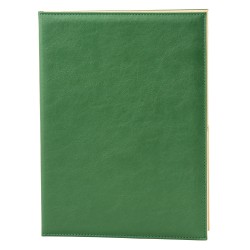 Mapa camera A4+, LeatherLike, piele PU interior/exterior, lavabila, verde